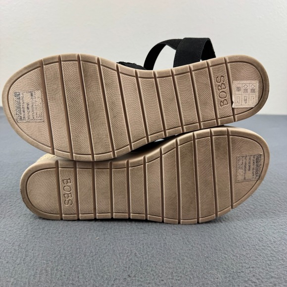 BOBS SKECHERS Arch Fit Womens Beach Kiss Be Breezy Sandals‎ BLACK - 6.5 US - Picture 6 of 6